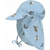 LÄSSIG Sun Protection Flap Hat Crocodile Sky Blue Obvod hlavy: 50/51 cm
