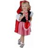 MaDe Karnevalový kostým Červená čiapočka 92 - 104 cm