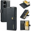 Multifunkčné peňaženkové puzdro DG.MING na Huawei P50 Pro - Čierna