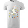 Bouldering lezec - Klasické pánske tričko vyššej gramáže - XL ( Biela )