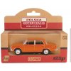 Kovový model PRL Fiat 125p v mierke 1:43 – hnedý