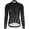 RIVANELLE BY HOLOKOLO Cyklistický dres s dlhým rukávom zimný - WILDCAT WINTER - hnedá/čierna
