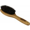 Bamboo Groom oválný kartáč s přírodními medvědími štětinami velký