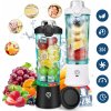 PRZENOŚNY BLENDER SMOOTHIE MAKER 600 ML, 6 ČEPELÍ, NA DŽÚSY, KOKTAILY