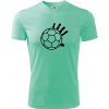 Hádzaná lopta ruka - Pánske tričko Fantasy športové - S ( Mätová )