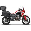 Kompletná sada bočných čiernych hliníkových kufrov SHAD TERRA BLACK 36L/47L, vrátane montážnej sady SHAD HONDA CRF 1100 Africa Twin