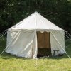 Deepeka Kulatý středověký stan o průměru 5m, 425 g/m2, přírodní barva