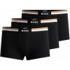 Pánske boxerky BOSS Motion Trunk 3P - black - Čierny (M)