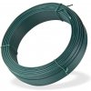 DEMA Viazací drôt poplastovaný 2,0 mm, dĺžka 100 m, zelený