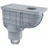 ALCA Univerzálny lapač strešných splavenín 300×155/110 mm priamy, šedá AGV1S AGV1S