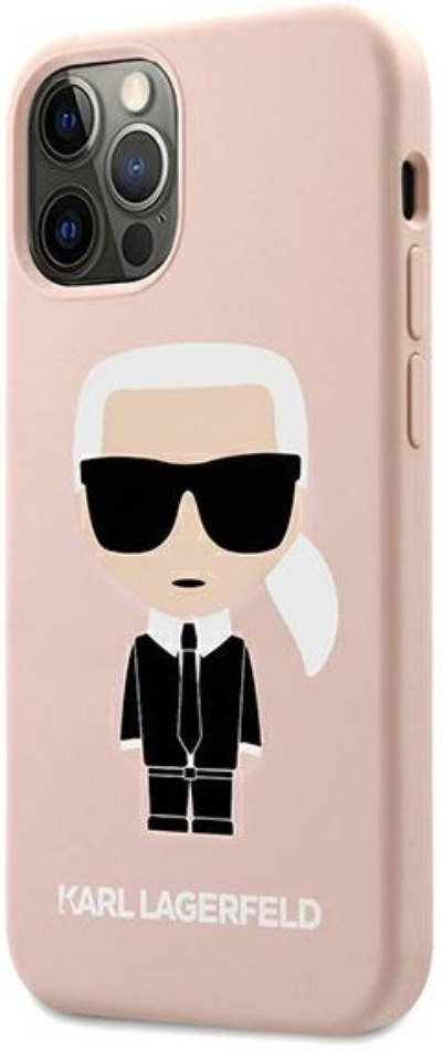 Púzdro Karl Lagerfeld Apple iPhone 12 Mini Iconic ružové