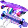 Skateboard penny board so svietiacou doskou fisz LED