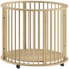 Vipack Dino Detská ohrádka z bukového dreva 90x90 cm v prírodnej farbe