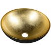 SAPHO MURANO BLACK-GOLD AL5318-77
