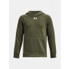 Chlapčenská mikina Under Armour UA Rival Fleece Hoodie Zelená YXS