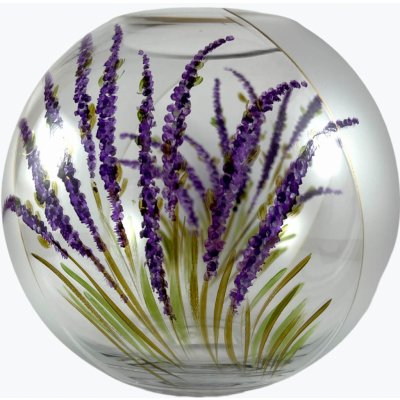 Maľovaná sklenená váza okrúhla od 23,3 € - Heureka.sk