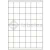 Labelea Samolepiace etikety 35x35 mm biele papierové, na hárku A4, pre laserovú a atramentovú tlač, Farba etikiet Biela, Počet hárkov v balení 100 EPY035035W048S