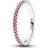 Pandora Strieborný prsteň s ružovými zirkónmi Timeless 192999C02 50 mm