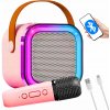 MINI KARAOKE SET 2 MIKROFÓNY + BLUETOOTH BEZDRÔTOVÝ REPRODUKTOR