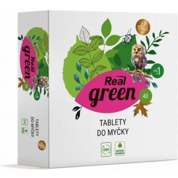 Real Green Clean tablety do myčky 40 ks