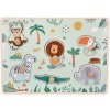Drevené zábavné vkladacie puzzle so zvukom Adam Toys, Safari