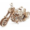 Robotime Drevené 3D mechanické puzzle Motorka Cruiser 420 ks
