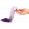 Kink - Anal Plug Size S 7 X 3 cm With Synthetic Tail 40 cm Purple
