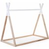Childhome Postel Tipi stan konstrukce Natural White 70x140cm