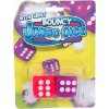 Hracia kocka Jumbo 3,6 cm na batérie so svetlom 2 ks