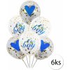 FunPlay 6685-1 Konfetové balóny na Babyshower 30cm, 6 ks, modrá