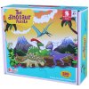 RAPPA dinosaury 208 dielov 90 x 64 cm
