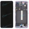 LCD displej Samsung Galaxy S21 FE 5G (G990) a dotyk s krytom fialovým Originál