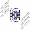PARTYDECO Konfety mix farieb – farebný papier 6 ks, 20 cm 8595596326570