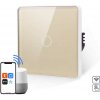 Revolo Touch WiFi dotykový vypínač č.1 (L+N) - Zlatý zaoblený