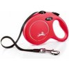 Vodítko FLEXI Classic New L opasok 5m/50kg červená