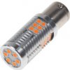 LED autožiarovka BAU15s / 12-24V - oranžová 30x LED SMD3030 (2ks)
