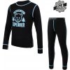 Detský fusnkční set s dlhým rukávom SENSOR Double Face Wild black 90