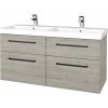 Dreja Umývadlová skrinka Q MAX SZZ4 120 - D05 Oregon / Úchytka T06 / D05 Oregon