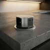 Paradox Výsuvná elektrická zásuvka TETRABOX FRENCH 3x 230V + 2x USB / Hliník