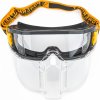 Ochranné okuliare proti striekaniu (pracovné) s ventilačnou maskou PM-GO-OG4 (Powermat PM0793)