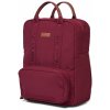 Childhome Prebaľovací batoh Family Club Signature Urban Burgundy 40x30x16 červená