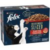 Felix Deliciously Sliced hovädzie kuracie kačica morka v želé 12 x 80 g