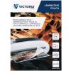 Laminovacia fólia, laminovateľná za tepla, 125 mikr., A4, lesklá, VICTORIA OFFICE