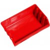 LUX-TOOLS Dielenský skladovací box Basic červený veľ. 5