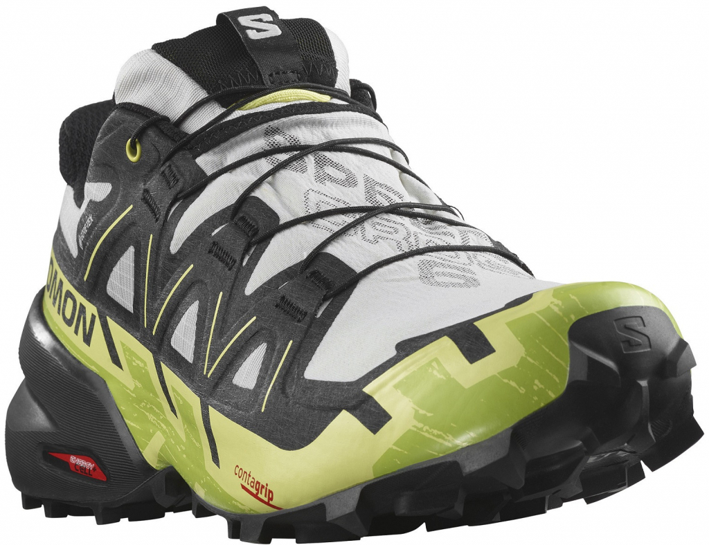 Salomon Speedcross 6 Gore Tex Pánske bežecké topánky zelená čierna