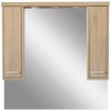Zrkadlová nástenná skrinka Nerva 105 cm, dub Sonoma
