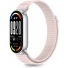 Tech-Protect Nylon Stripe remienok na Xiaomi Smart Band 8 / 9 / 10, pink/grey