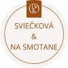 Davídkovo koření Etiketa Sviečková & Na smotane, béžová priemer 4,5 cm 1 ks