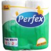 Toaletný papier Perfex plus 2vrs. biely 100% celuloza 4rolí / predaj len po balení