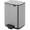 Brabantia Pedálový oceľový odpadkový kôš v matne striebornej farbe 4 l Bo